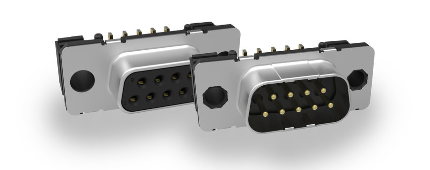 Thanks to Small Space SMT D-Sub connectors in Eurostyle mounting height - PROVERTHA provides 25% more space on the PCB